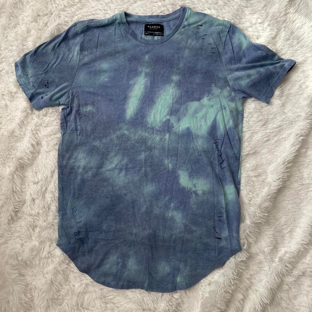 NWOT Pacsun Tie dye distressed t-shirt dress
